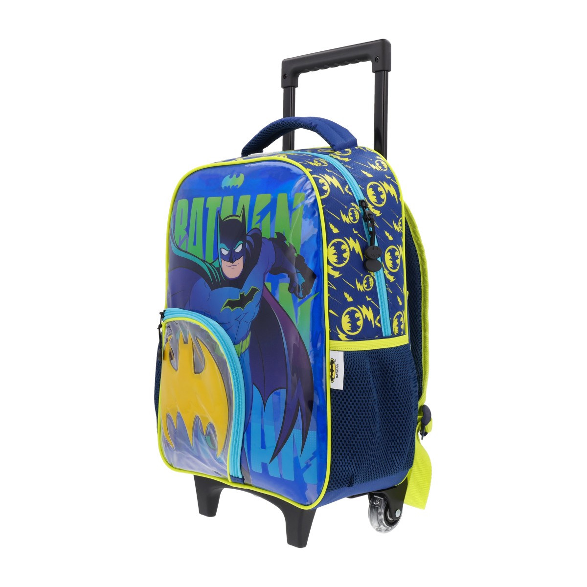 Mochila escolar con rueditas Batman Batiseñal