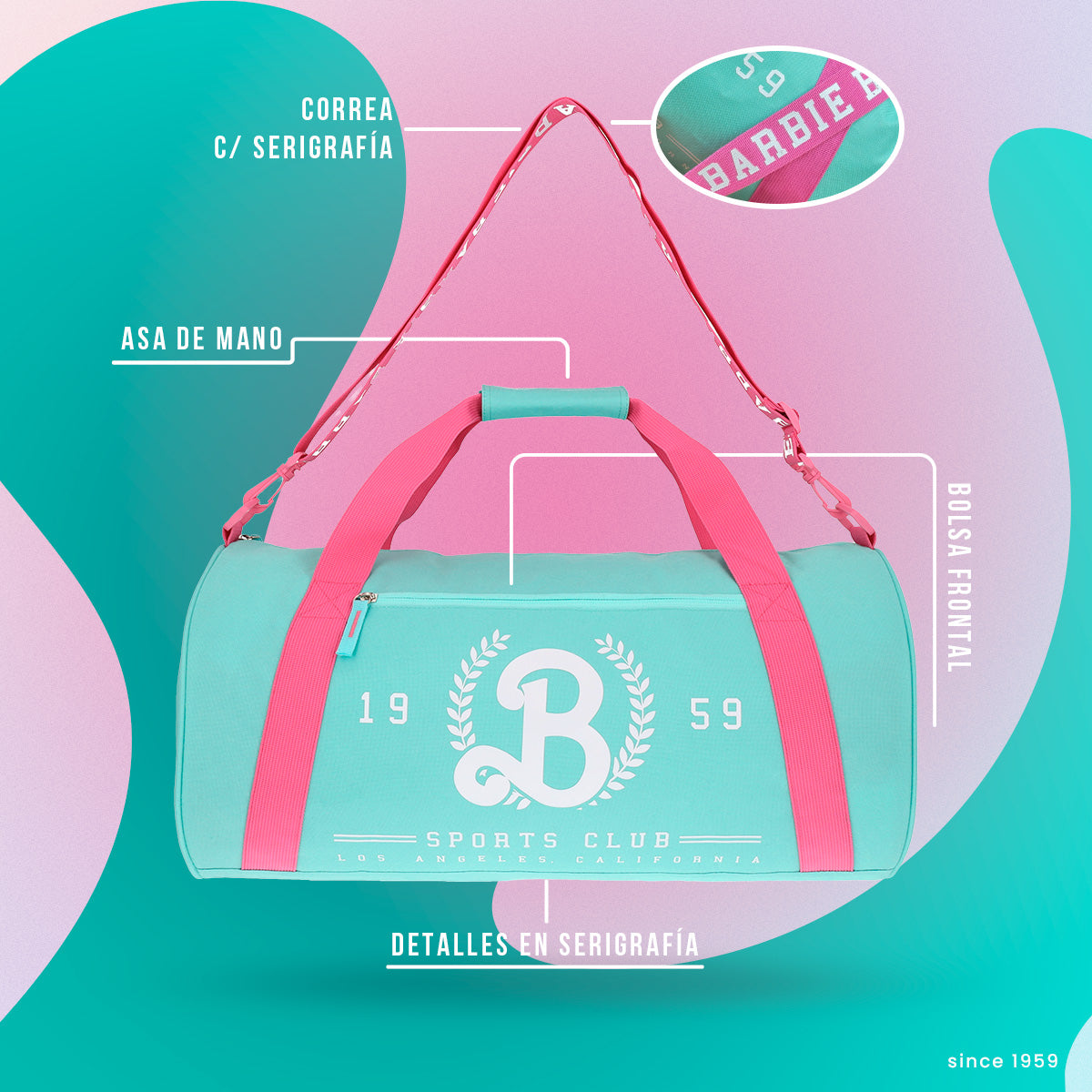 Mochila de Gym Barbie