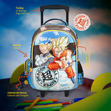 Mochila escolar con rueditas Dragon Ball 099