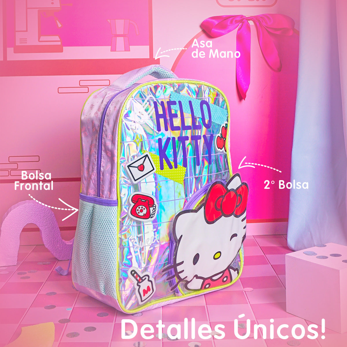 Mochila escolar Hello Kitty 002