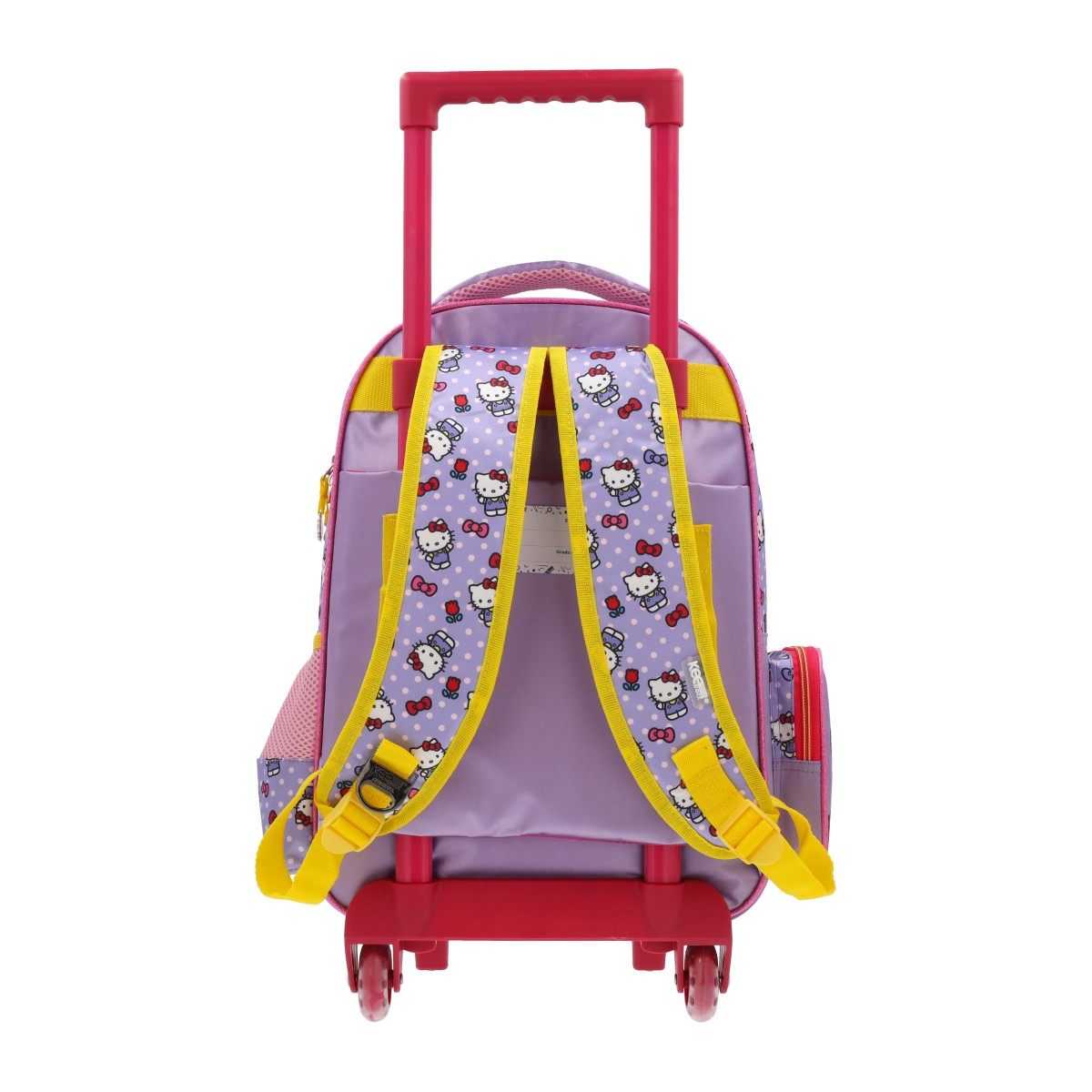Mochila escolar con rueditas Hello Kitty 004