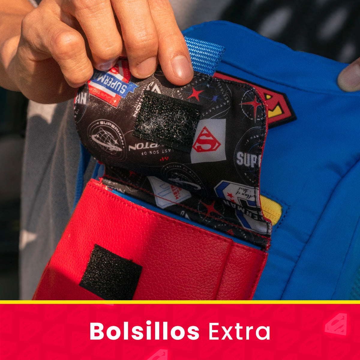 Mochila Cross Body Superman DC Classic 002