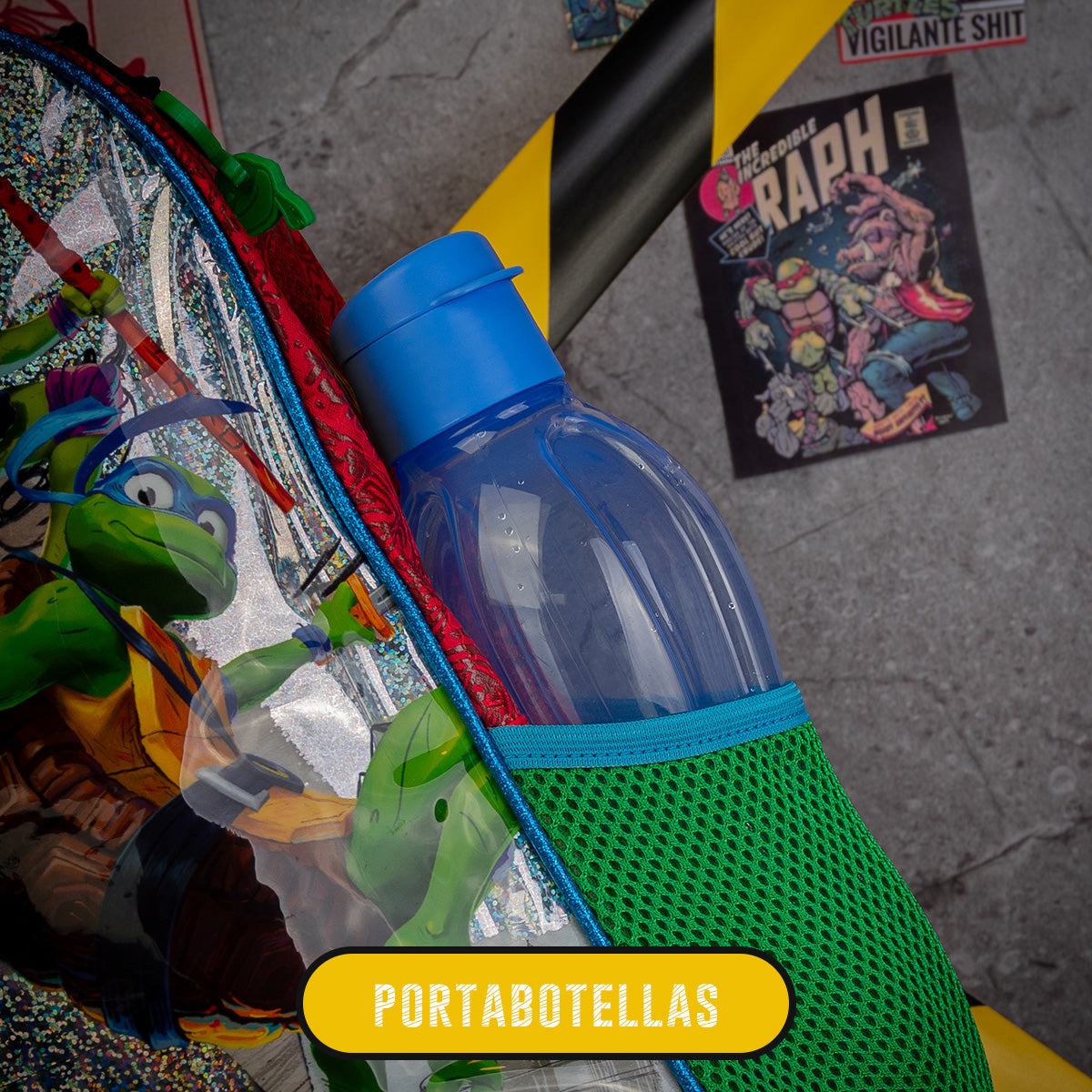 Mochila escolar Tortugas Ninja 003