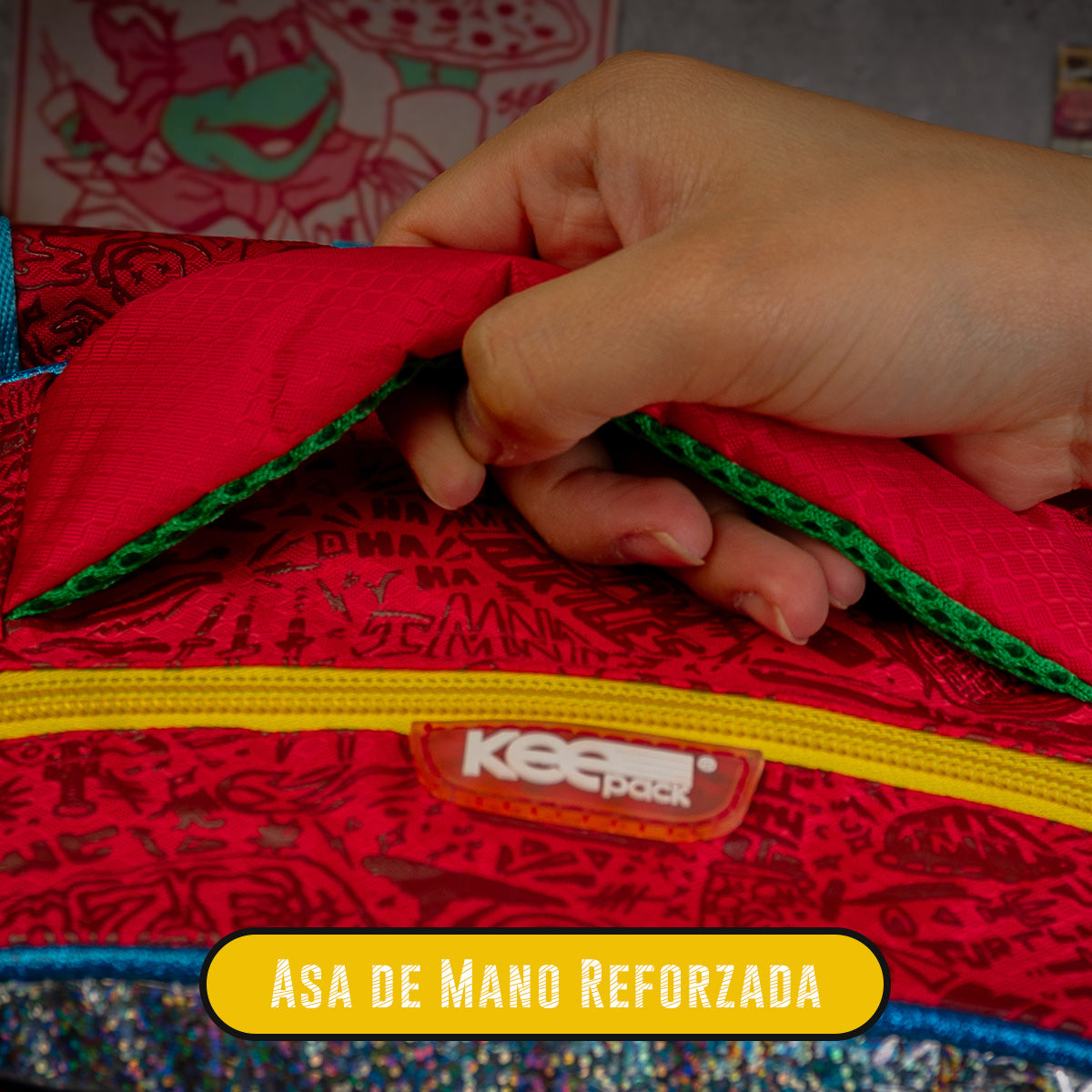 Mochila escolar Tortugas Ninja 003