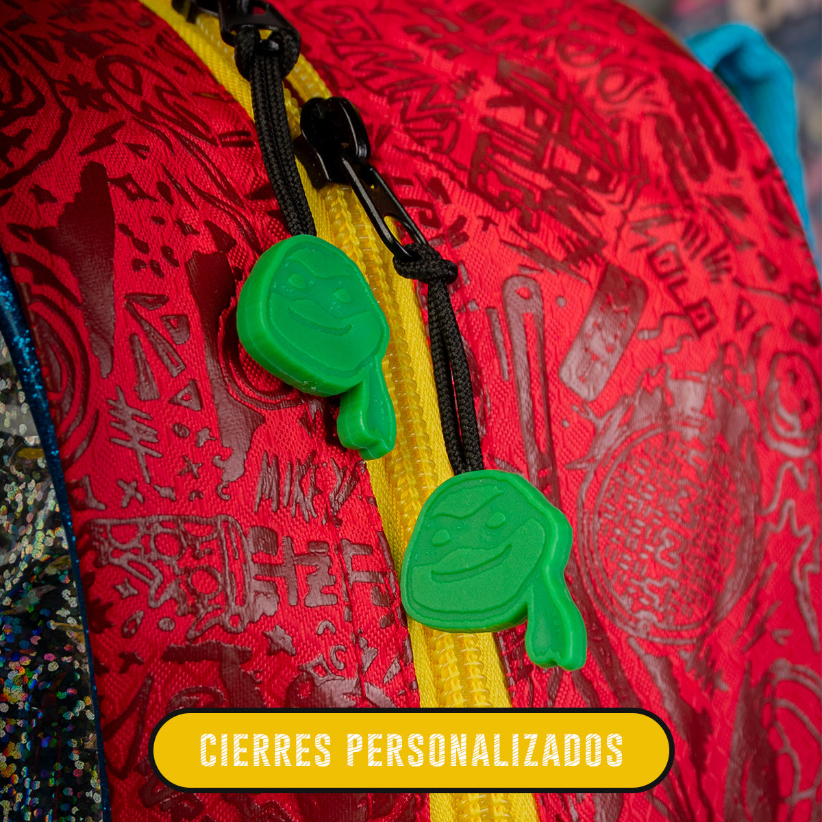 Mochila escolar Tortugas Ninja 003