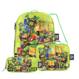SET Mochila, lonchera y lapicera Tortugas Ninja 009
