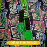 SET Mochila, lonchera y lapicera Tortugas Ninja 009