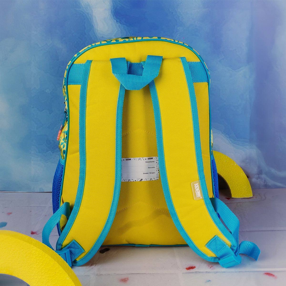 Mochila escolar Bob Esponja Aqua 002