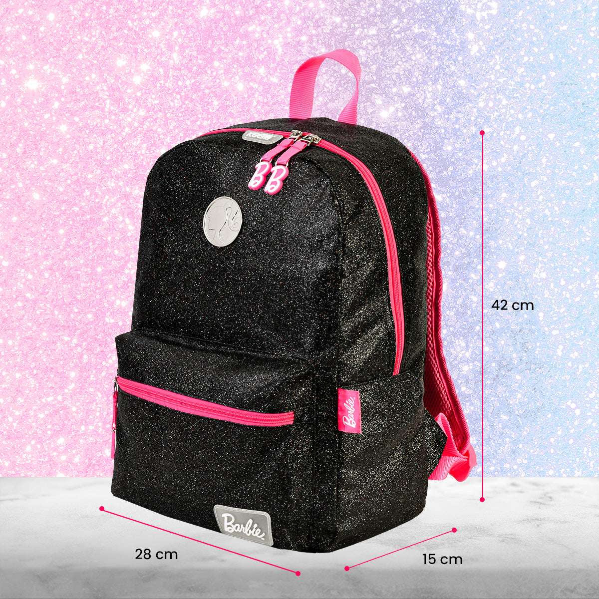 Mochila Barbie Black Edition para notebook