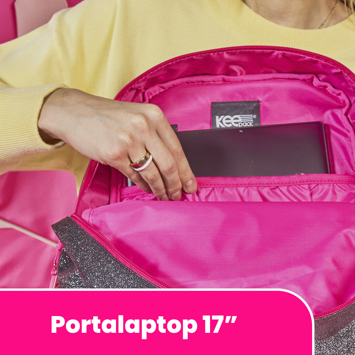 Mochila Barbie Black Edition para notebook