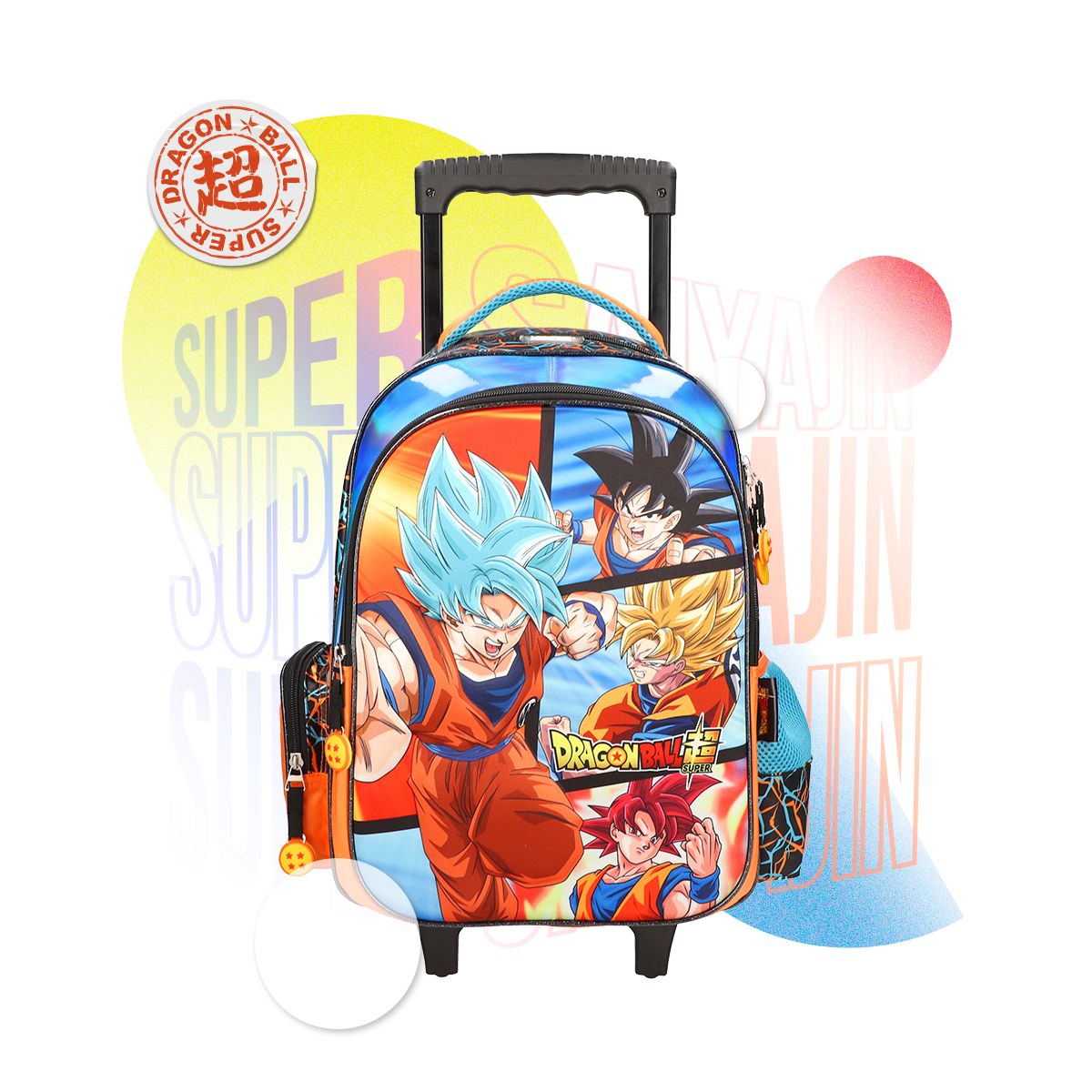 Mochila escolar con rueditas Dragon Ball 115
