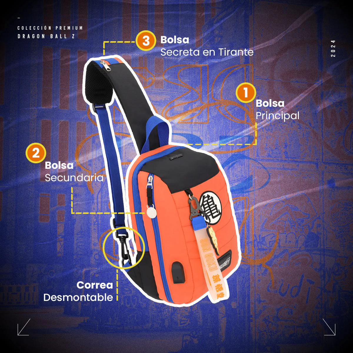 Cross Body Dragon Ball Goku