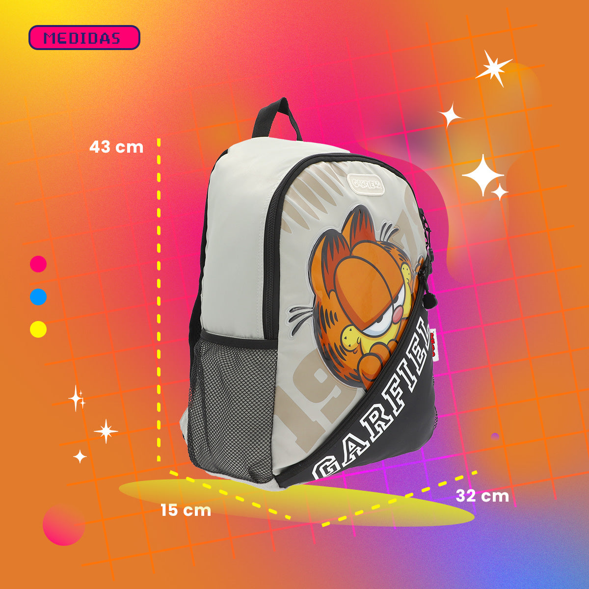 Mochila Garfield Urban Collage 011