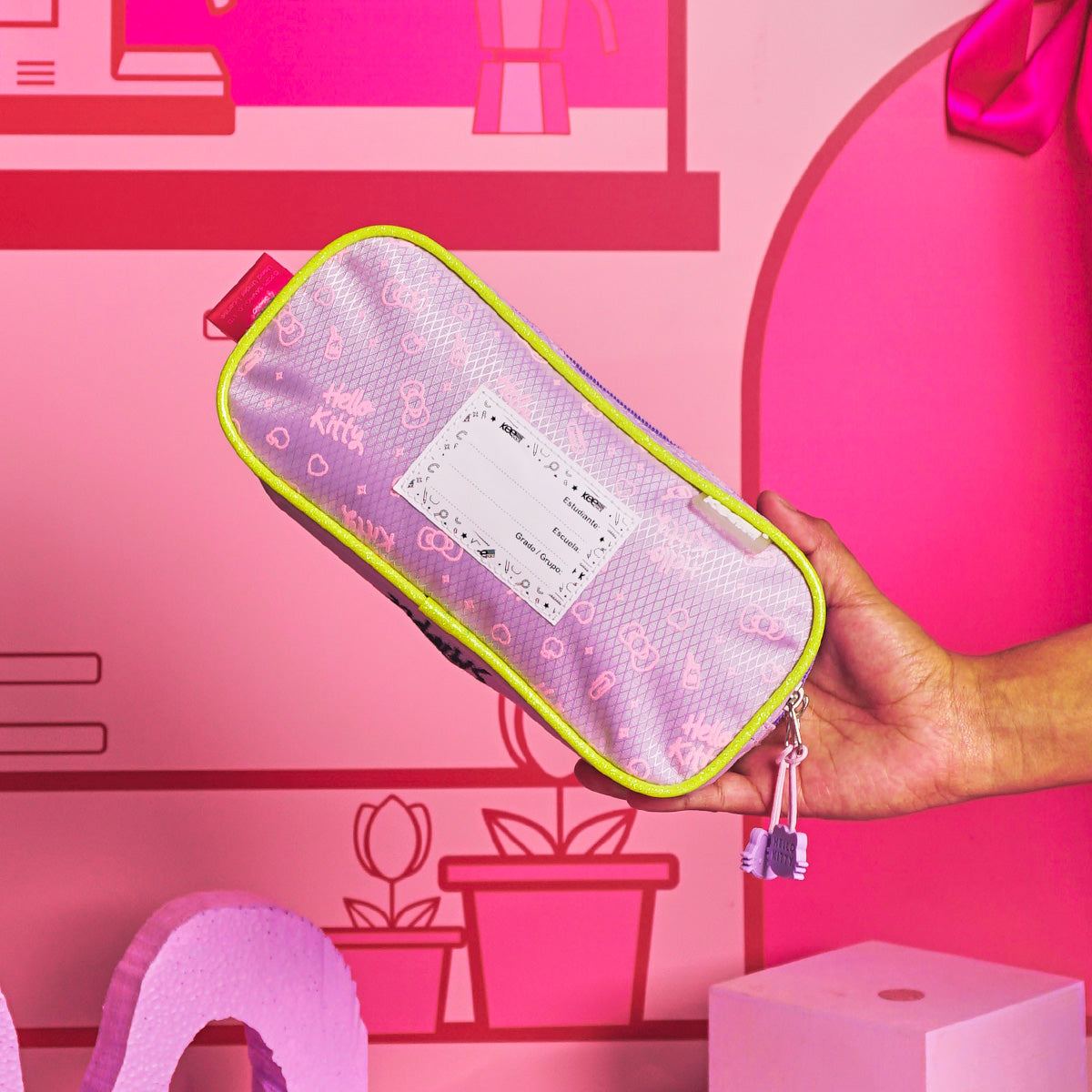 Estuchera escolar Hello Kitty 002