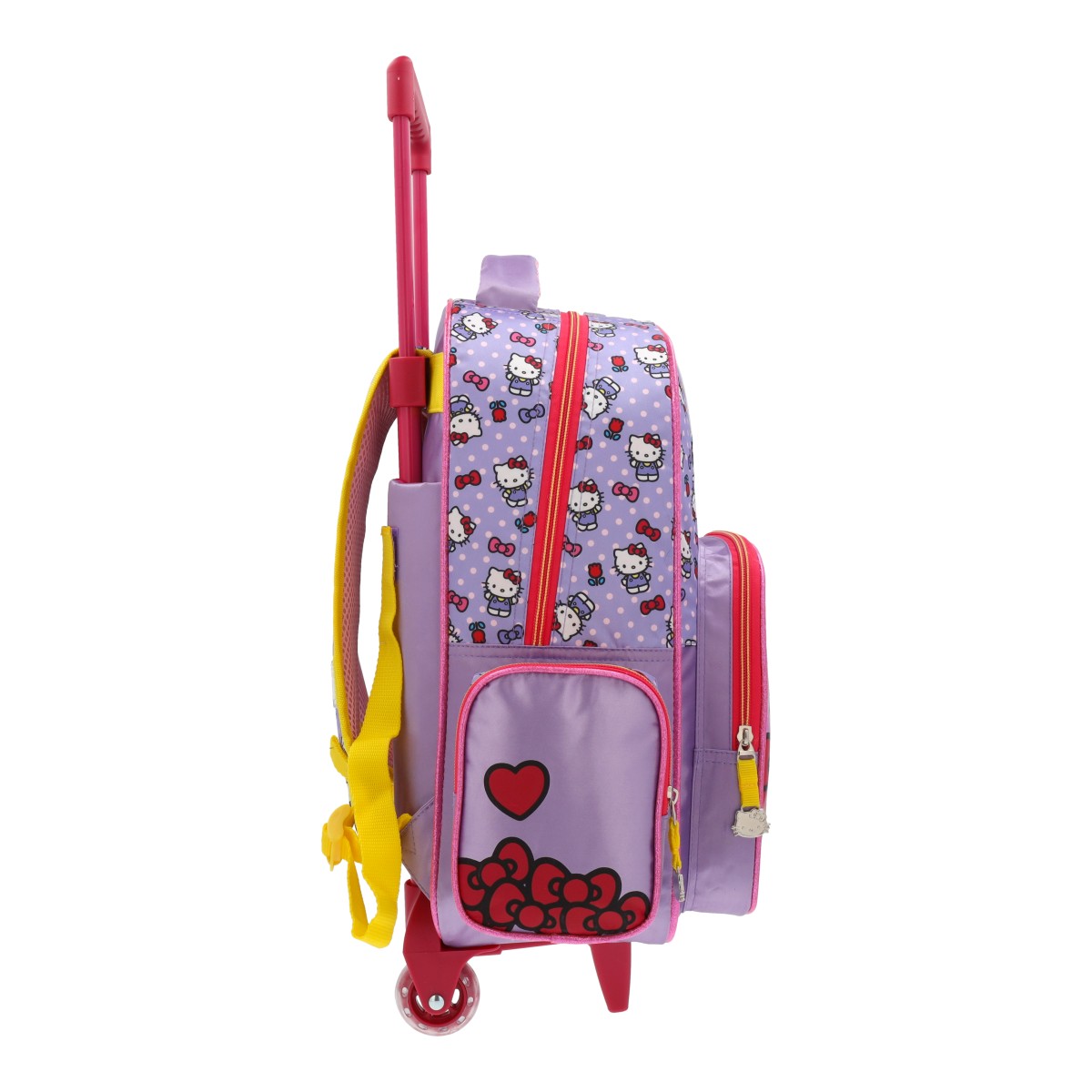 Mochila escolar con rueditas Hello Kitty 004