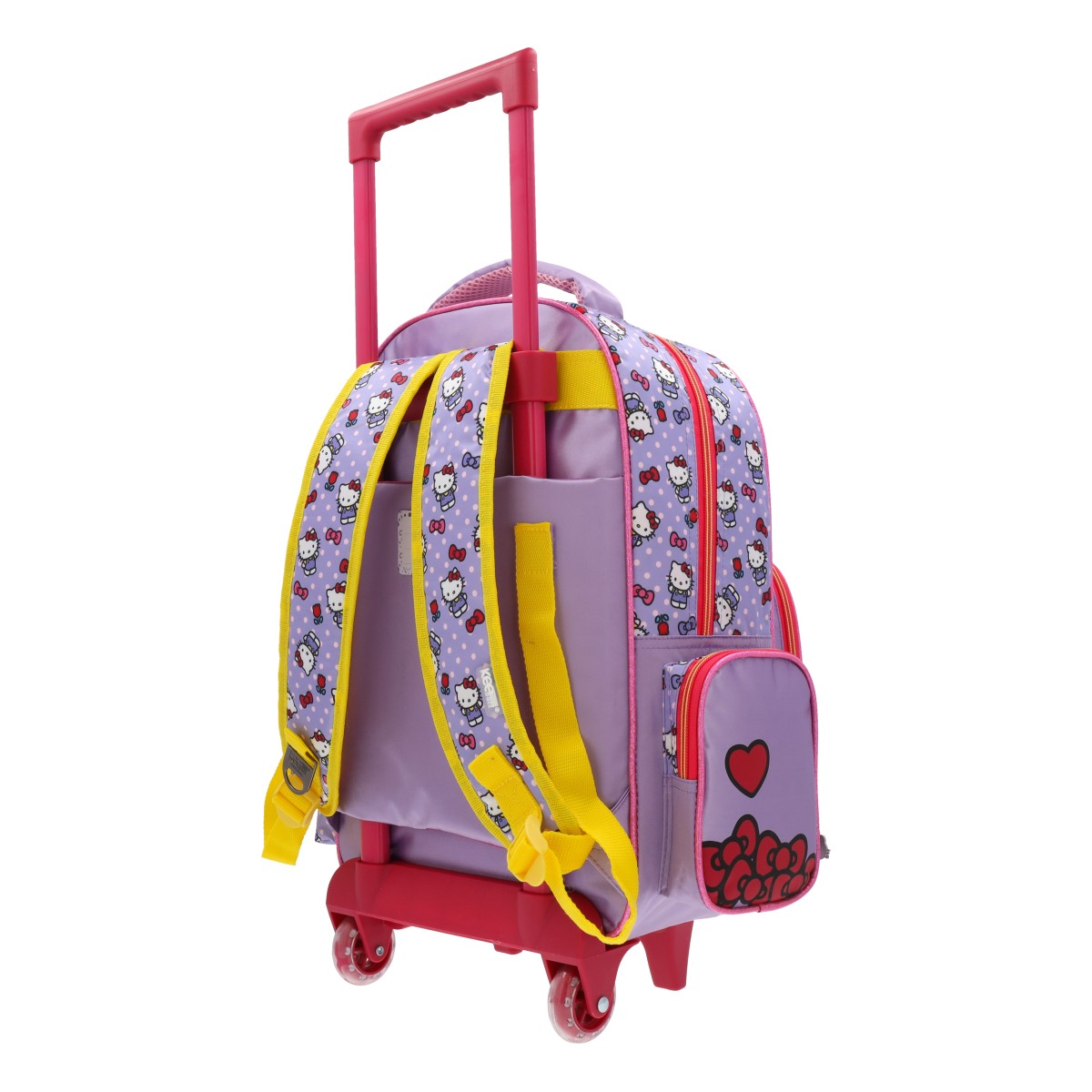 Mochila escolar con rueditas Hello Kitty 004