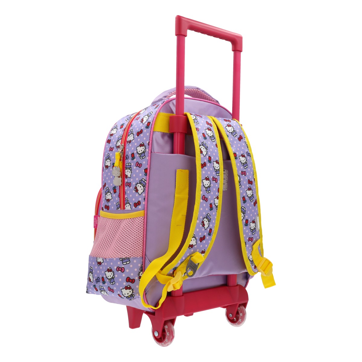 Mochila escolar con rueditas Hello Kitty 004