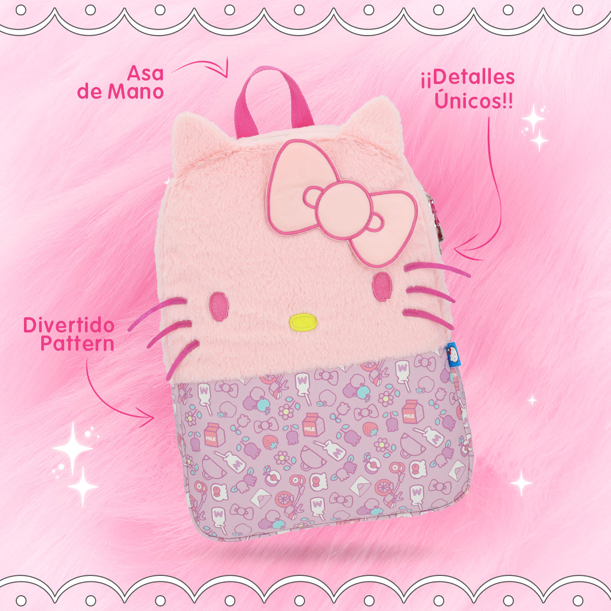 Mochila Hello Kitty Soft Pink 007