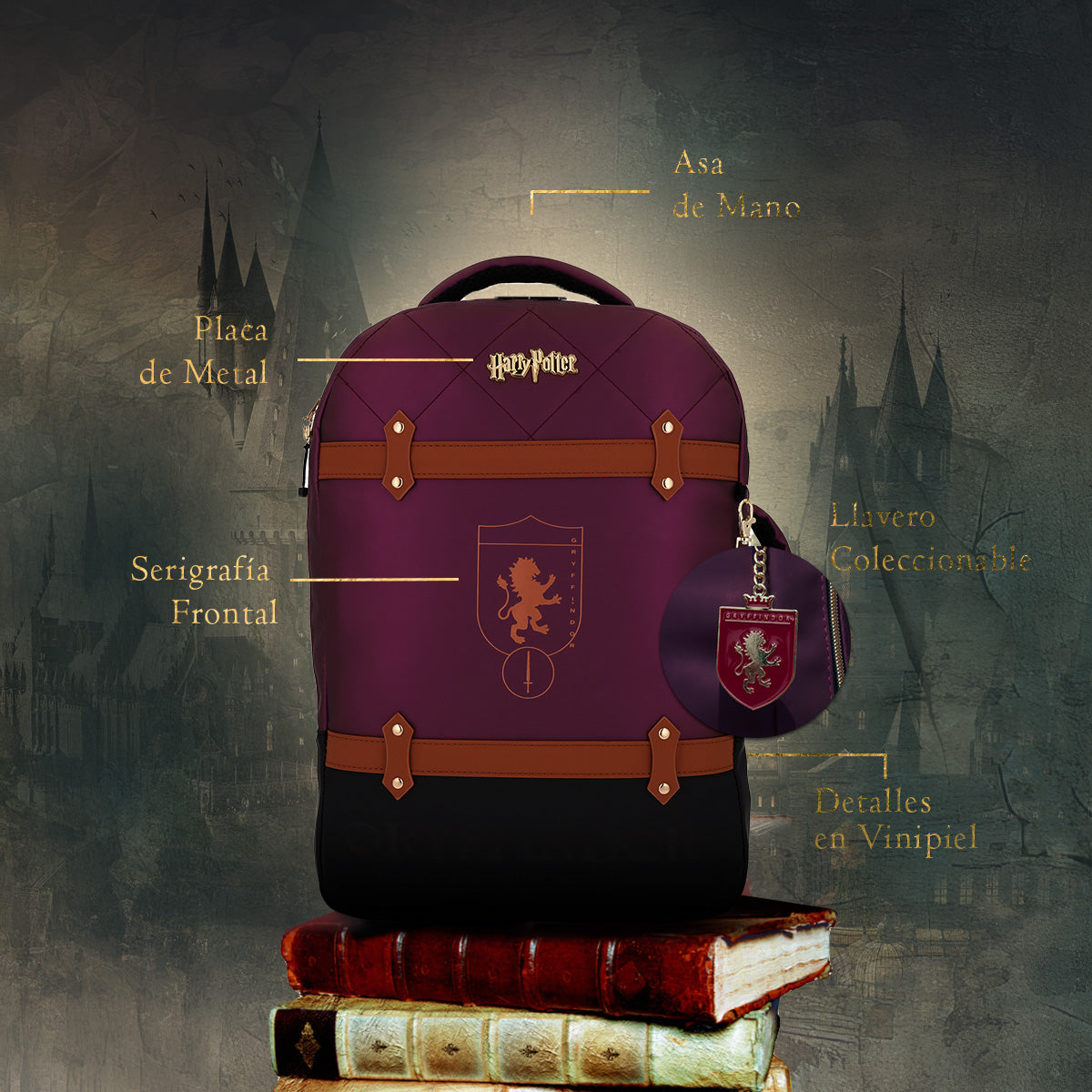 Mochila Harry Potter Gryffindor Vino 004