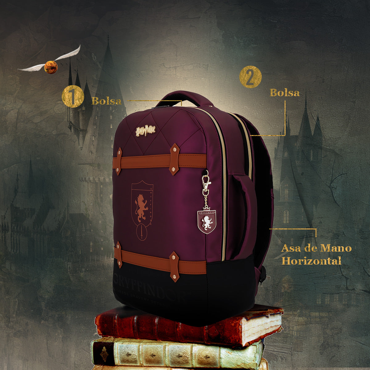 Mochila Harry Potter Gryffindor Vino 004
