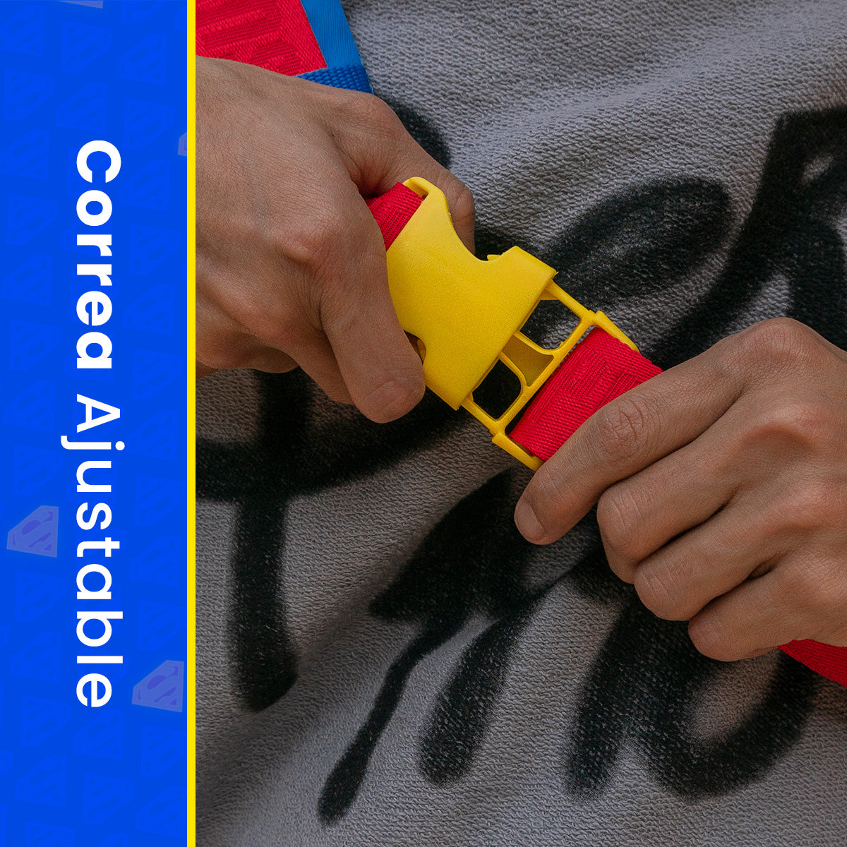 Mochila Cross Body Superman DC Classic 002