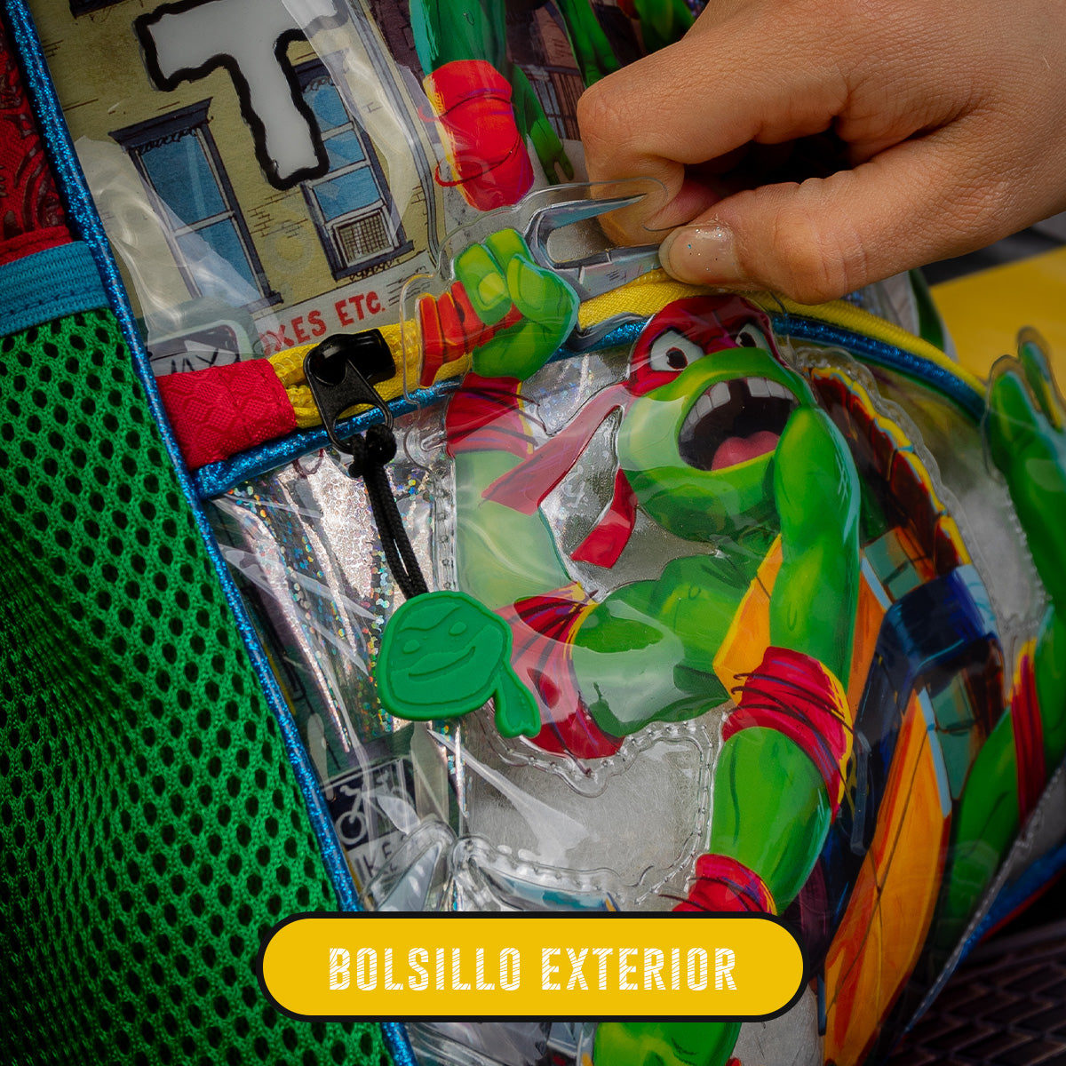 Mochila escolar Tortugas Ninja 003