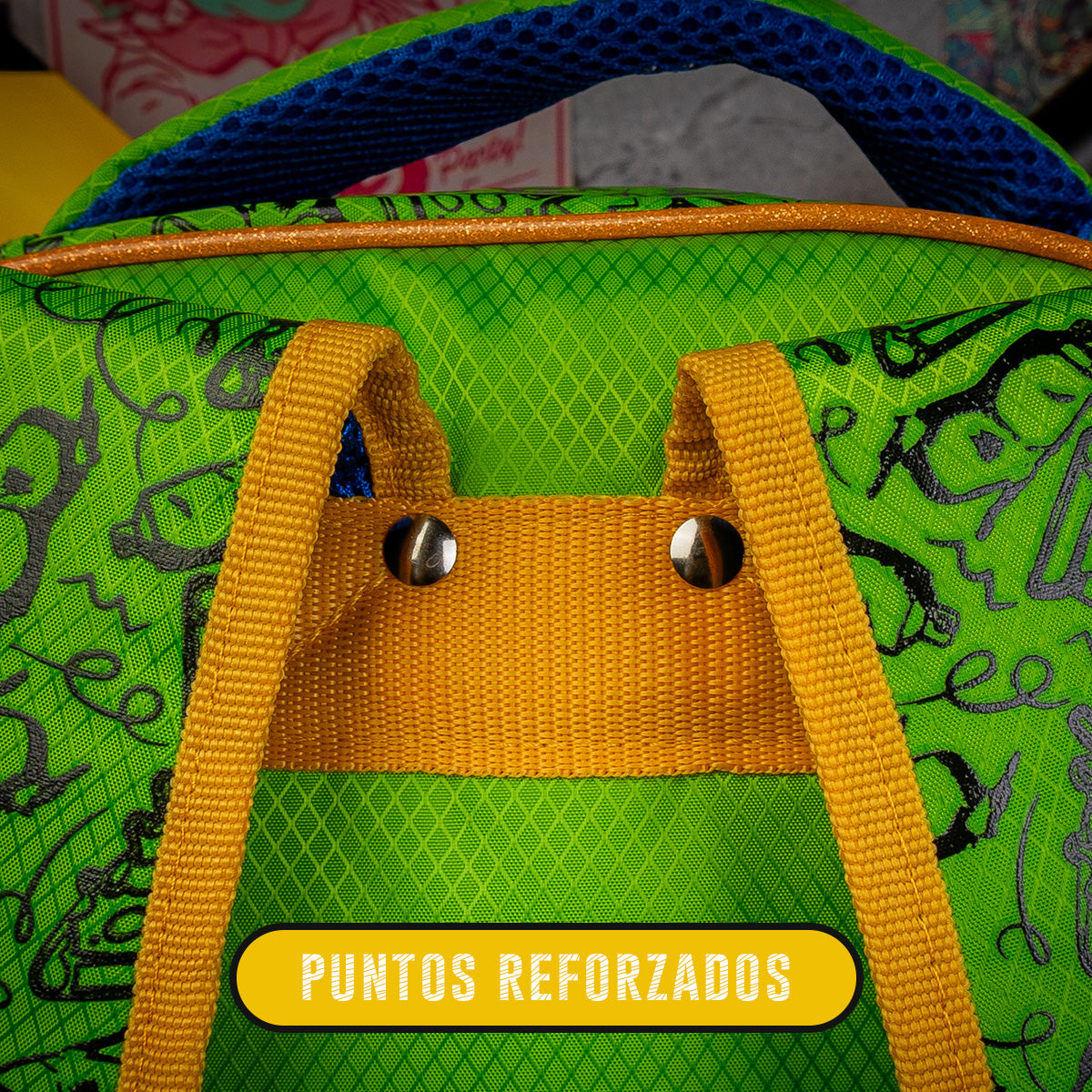 Mochila escolar Tortugas Ninja 011