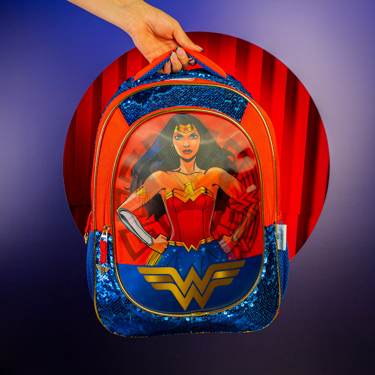 Mochila Mujer Maravilla 002 Efecto Lenticular