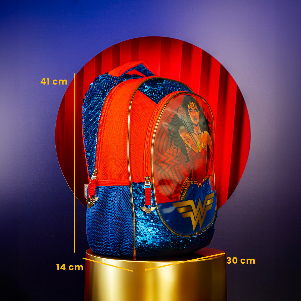 Mochila Mujer Maravilla 002 Efecto Lenticular