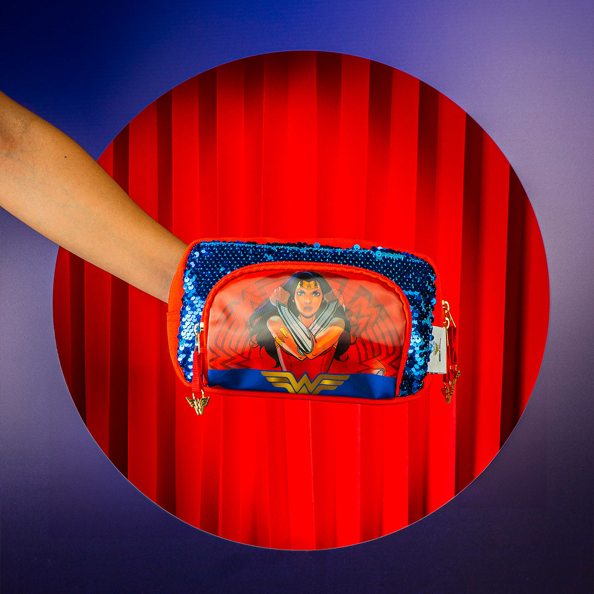 Estuchera Mujer Maravilla 002 Efecto Lenticular